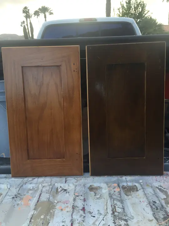 Cabinet Door Stain Samples La Quinta Ca