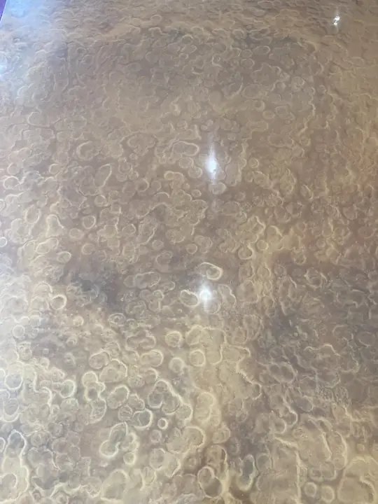 Gold Metallic Epoxy Floor Close Up La Quinta Ca