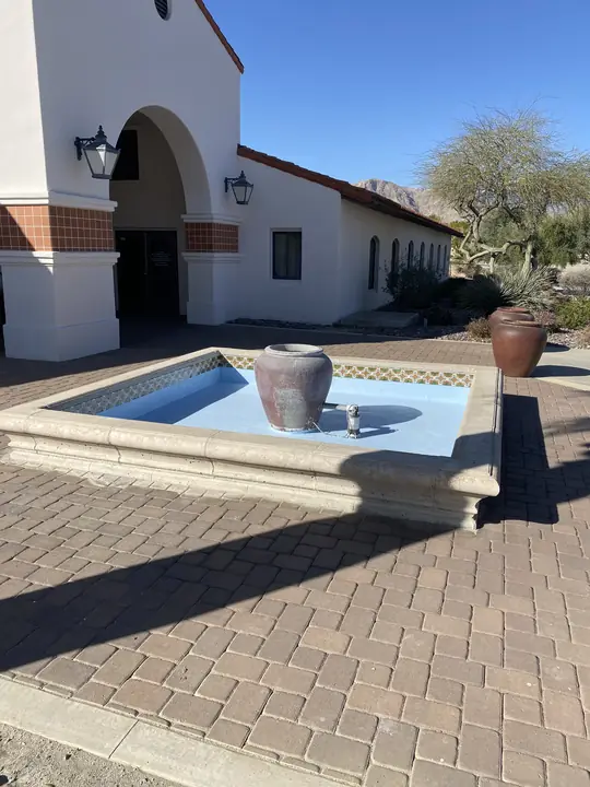 Paver Pool Deck And Fountain La Quinta Ca